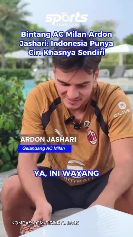 Bintang AC Milan Ardon Jashari: Indonesia Punya Ciri Khasnya Sendiri