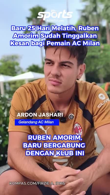 Baru 25 Hari Melatih, Ruben Amorim Sudah Tinggalkan Kesan Bagi Pemain AC Milan