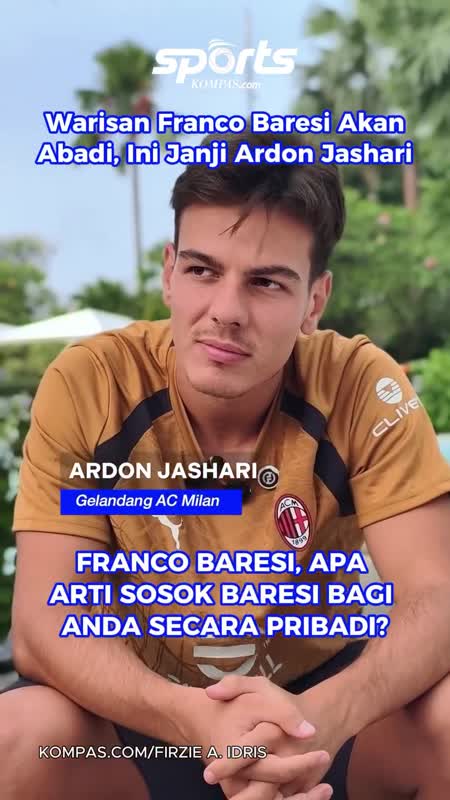 Warisan Franco Baresi Akan Abadi, Ini Janji Ardon Jashari