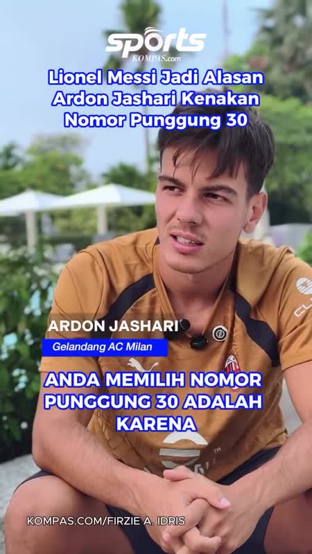 Lionel Messi Jadi Alasan Ardon Jashari Kenakan Nomor Punggung 30