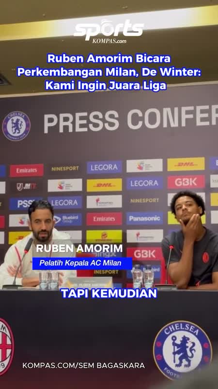 Ruben Amorim Bicara Perkembangan Milan, De Winter: Kami Ingin Juara Liga