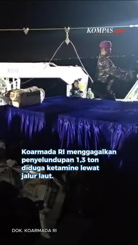 Koarmada RI Gagalkan Penyelundupan 1,3 Ton Narkoba Dari Kapal MV King Sun Tanzania