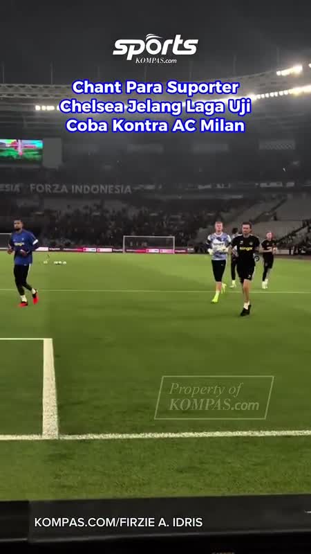 Chant Para Suporter Chelsea Jelang Laga Uji Coba Kontra AC Milan