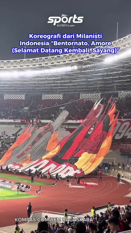 Koreografi dari Milanisti Indonesia “Bentornato, Amore (Selamat Datang Kembali, Sayang)”