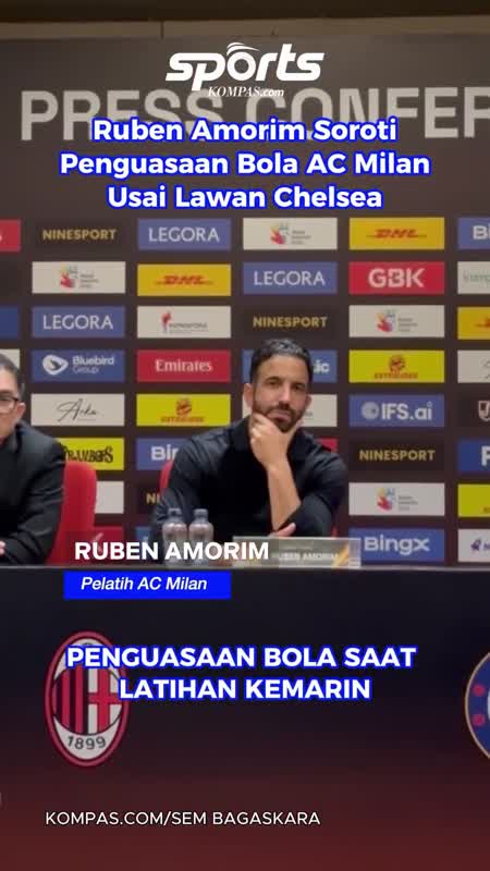Ruben Amorim Soroti Penguasaan Bola AC Milan Usai Lawan Chelsea