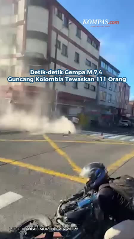Detik-detik Gempa M 7,4 Guncang Kolombia Tewaskan 111 Orang