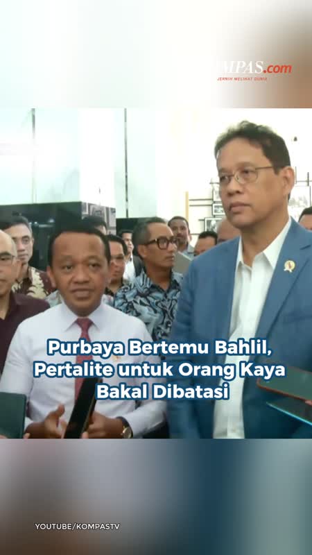 Purbaya Bertemu Bahlil, Pertalite Untuk Orang Kaya Bakal Dibatasi