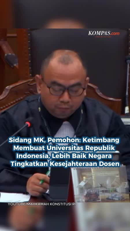 Sidang MK, Pemohon: Ketimbang Membuat Universitas Republik Indonesia, Lebih Baik Negara Tingkatkan K