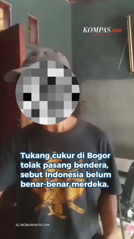 Viral Tukang Cukur Bogor Tolak Pasang Bendera, Pemkab Telusuri Dugaan Intimidasi
