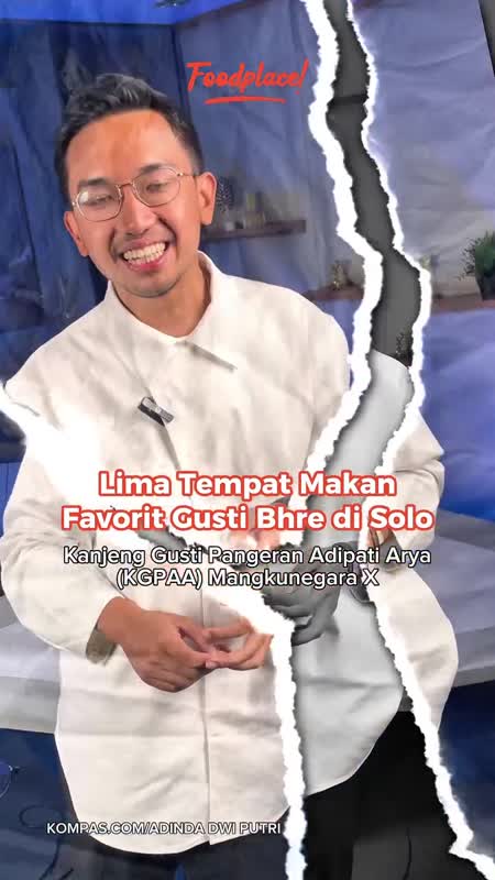 Lima Tempat Makan Favorit Gusti Bhre Di Solo