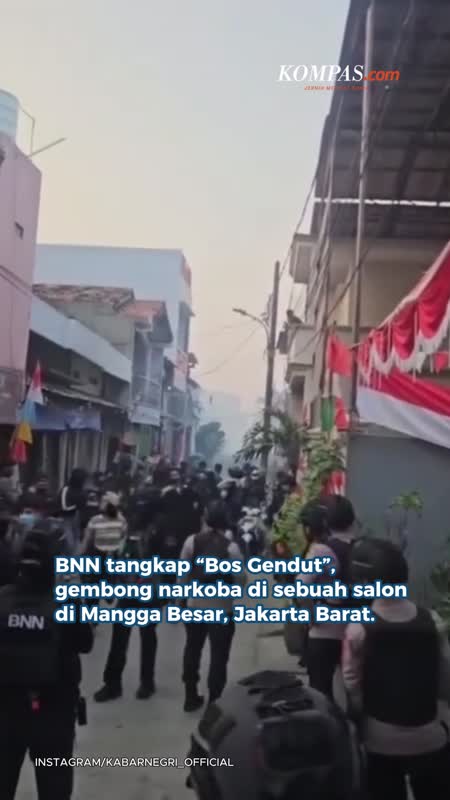 Penangkapan Gembong Narkoba Kampung Bahari Di Salon, Polisi Sempat Dapat Perlawanan