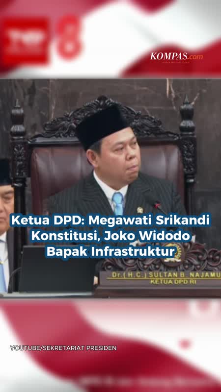 Ketua DPD: Megawati Srikandi Konstitusi, Joko Widodo Bapak Infrastruktur