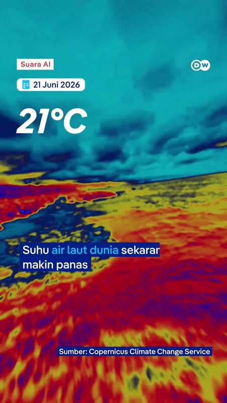 Suhu Panas Air Laut Pecahkan Rekor