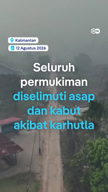 Karhutla di Kalimantan Mulai Ancam Pemukiman dan Satwa Liar