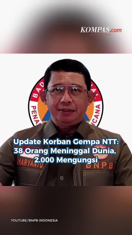 Update Korban Gempa NTT: 38 Orang Meninggal Dunia, 2.000 Mengungsi