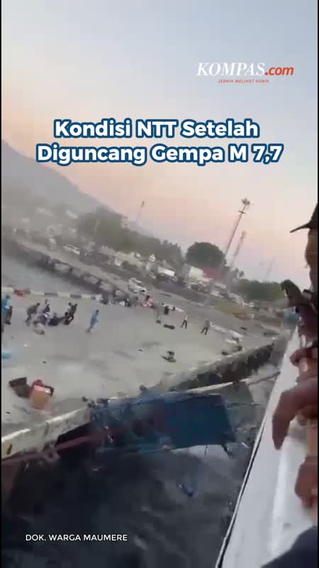 Kondisi NTT Setelah Diguncang Gempa M 7,7