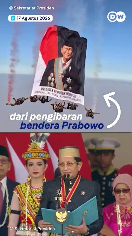 Bendera Prabowo Hingga Isi Doa Jadi Sorotan Dalam HUT RI