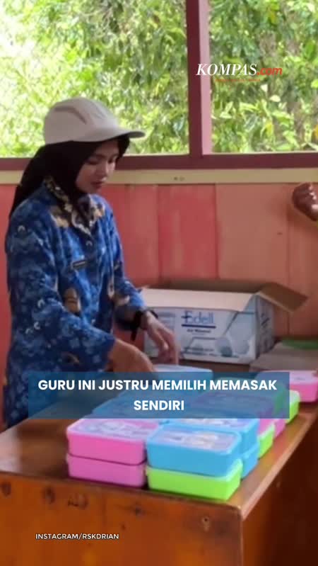 Sekolah Belum Terjangkau MBG, Guru di Pelosok Parigi Moutong Masak Sendiri Buat Murid-muridnya