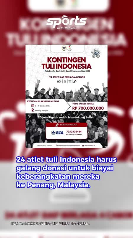 24 Atlet Tuli Indonesia Galang Dana demi Bisa Bertanding di Malaysia