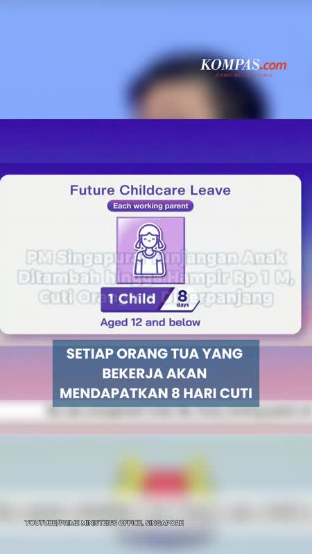 PM Singapura: Tunjangan Anak Ditambah hingga Hampir Rp 1 M, Cuti Orangtua Diperpanjang