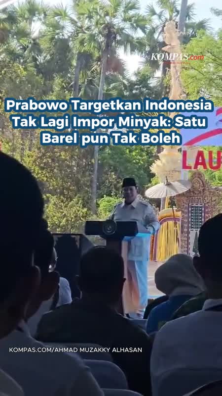 Prabowo Targetkan Indonesia Tak Lagi Impor Minyak: Satu Barel Pun Tak Boleh