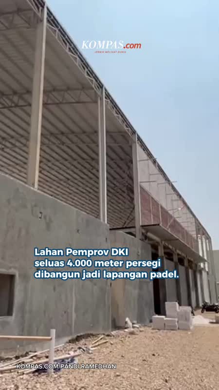Lahan Pemprov DKI 4.000 Meter Persegi Dibangun Jadi Lapangan Padel