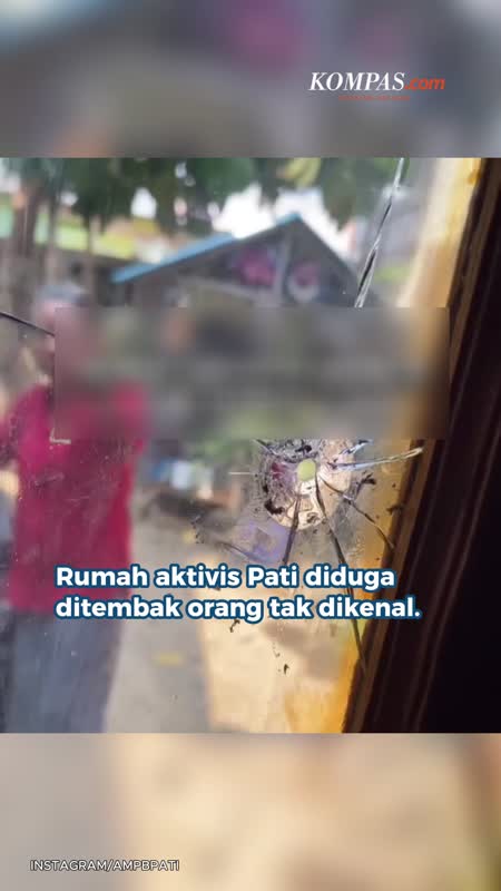 Rumah Aktivis Pati Diduga Ditembak OTK, Ada 4 Gotri dan Lubang di Pintu
