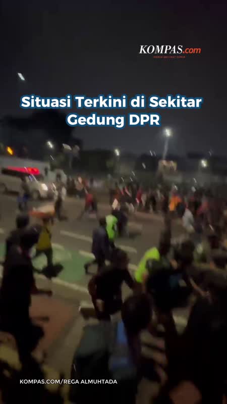 Situasi Terkini di Sekitar Gedung DPR