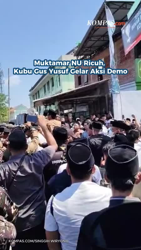Muktamar NU Ricuh, Kubu Gus Yusuf Gelar Aksi Demo