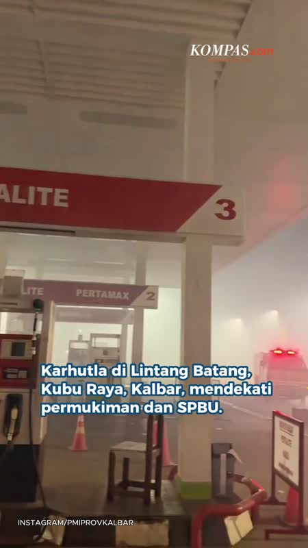 Asap Karhutla di Lintang Batang Bikin Warga Sesak, Api Sempat Dekati SPBU