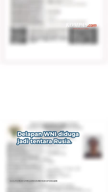 Intelijen Ukraina Sebut 8 WNI Jadi Tentara Rusia, Diiming-imingi Gaji Besar
