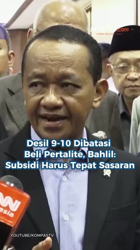 Desil 9-10 Dibatasi Beli Pertalite, Bahlil: Subsidi Harus Tepat Sasaran