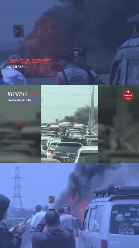 Viral Beredar Kabar Mobil Listrik Terbakar Di Tol MBZ, Cek Faktanya!