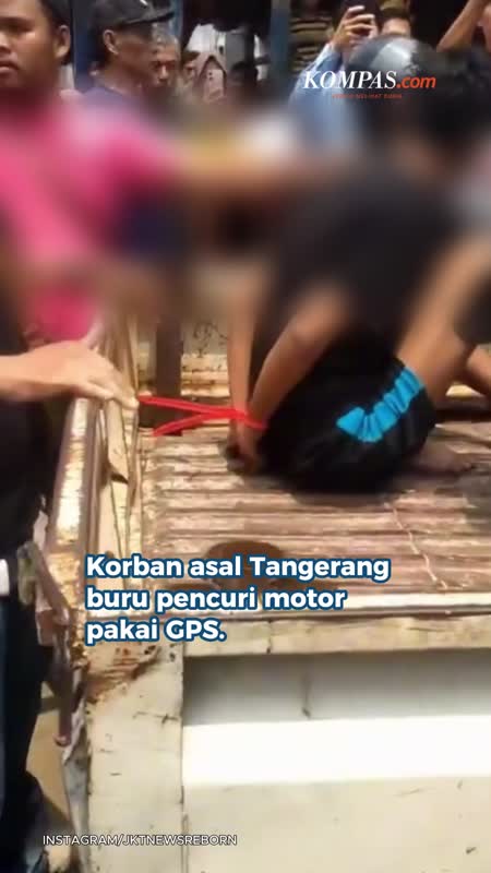 Buru Pencuri Motor Pakai GPS, Korban Bantu Polisi Tangkap Pelaku