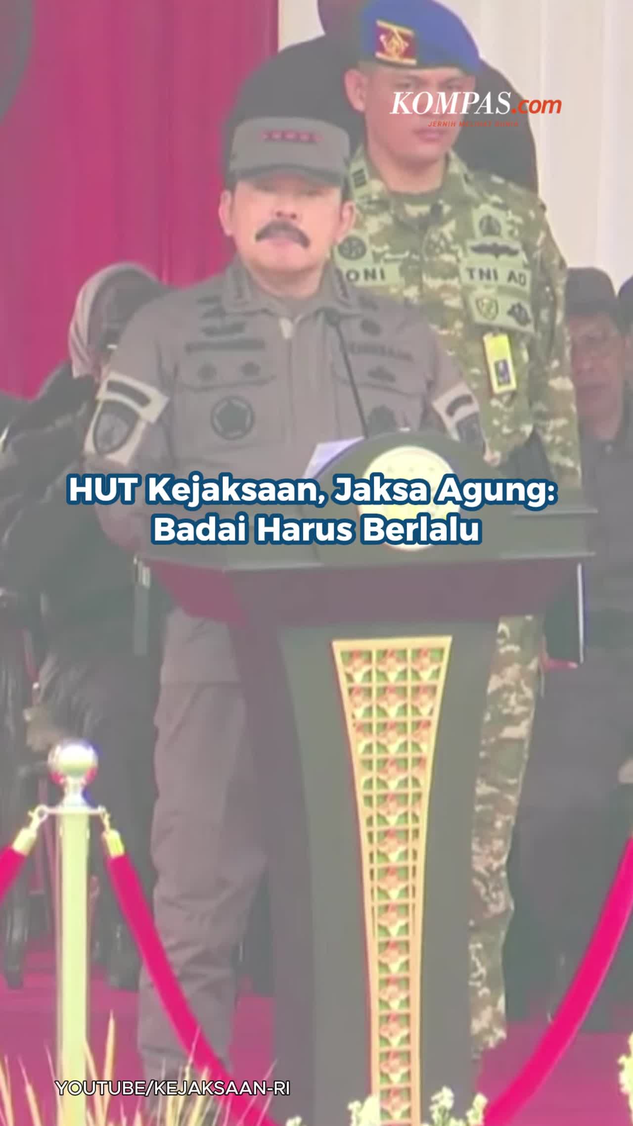 HUT Kejaksaan, Jaksa Agung: Badai Pasti Berlalu