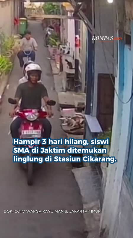 Siswi SMA Hilang 3 Hari, Ditemukan Di Stasiun Cikarang Dalam Kondisi Linglung