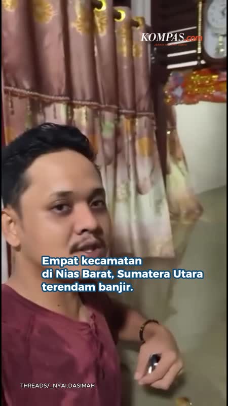 4 Kecamatan Di Nias Barat Terendam Banjir, Lansia Dan Anak-anak Terjebak Di Lantai 2