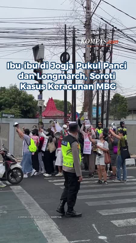 Ibu-ibu di Jogja Pukul Panci dan Longmarch, Soroti Kasus Keracunan MBG