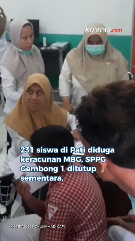 231 Siswa di Pati Diduga Keracunan MBG, SPPG Ditutup Sementara