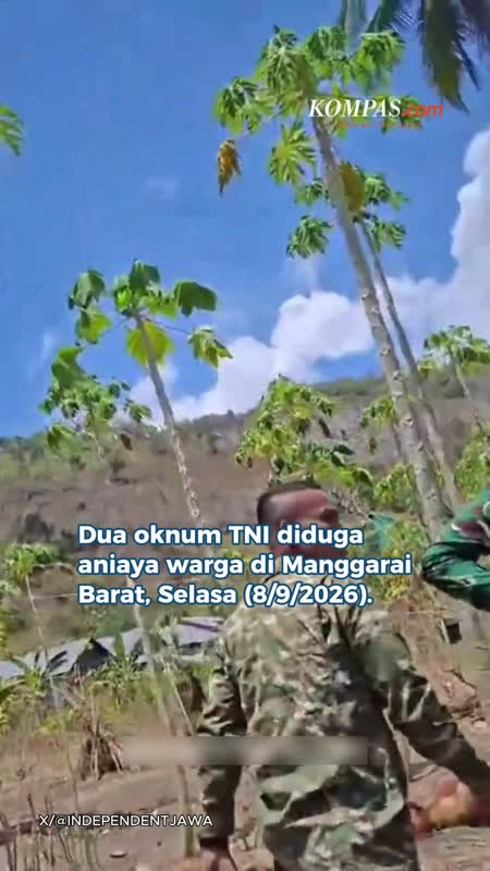 Dua Anggota TNI Diduga Aniaya Warga, Dandim: Dipicu Masalah Keluarga