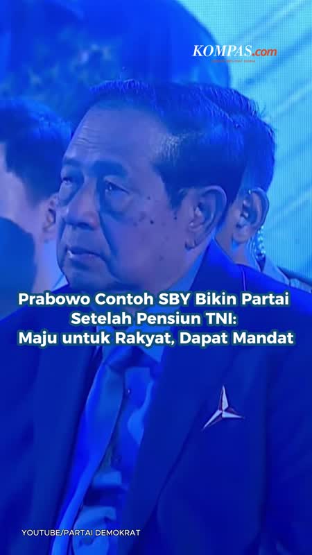 Prabowo Contoh SBY Bikin Partai Setelah Pensiun TNI: Maju untuk Rakyat, Dapat Mandat