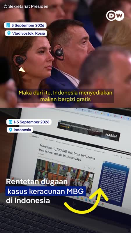 Berentet Kasus Keracunan, Prabowo "Pamerkan" MBG di Rusia