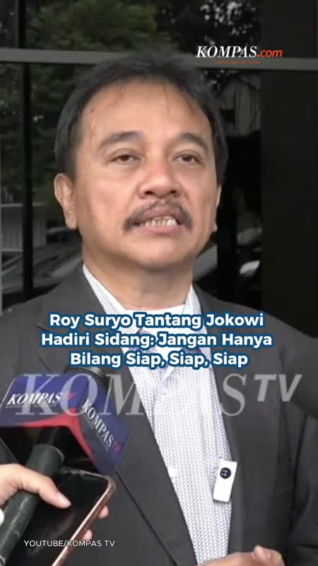 Roy Suryo Tantang Jokowi Hadiri Sidang: Jangan Hanya Bilang Siap, Siap, Siap