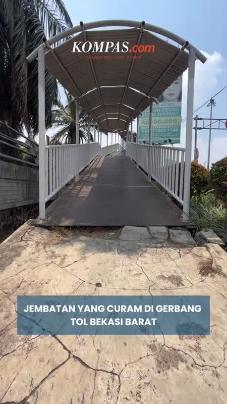 JPO Curam di Bekasi, Kini Dipasang Tagngga