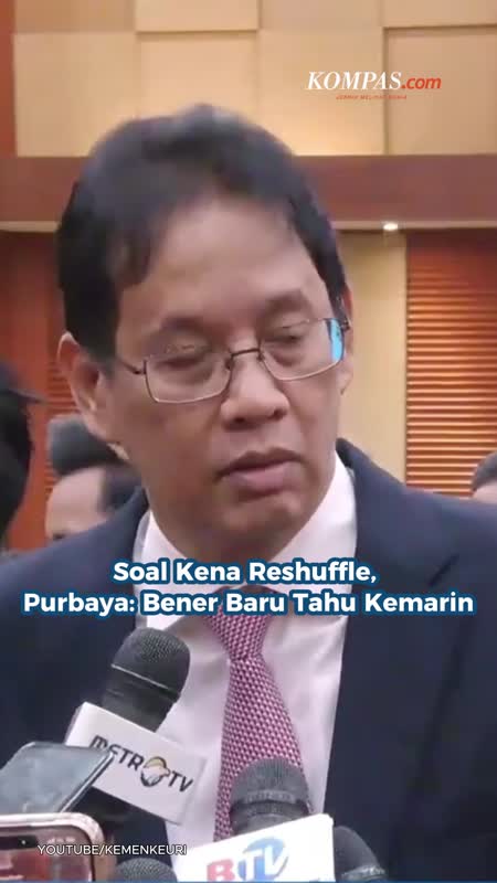 Soal Kena Reshuffle,  Purbaya: Bener Baru Tahu Kemarin