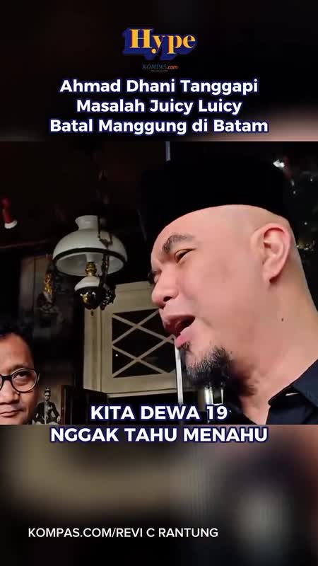 Ahmad Dhani Tanggapi Masalah Juicy Luicy Batal Manggung Di Batam