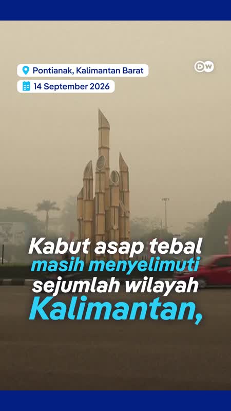 Kabut Asap Pekat Karhutla Lumpuhkan Penerbangan Kalimantan