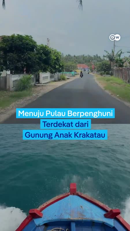 Menuju Pulau Berpenghuni Terdekat dari Gunung Anak Krakatau