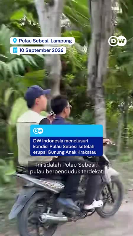 Kehidupan Warga Sebesi Pascaerupsi Gunung Anak Krakatau