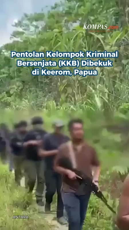 Pentolan Kelompok Kriminal Bersenjata (KKB) Dibekuk Di Keerom, Papua